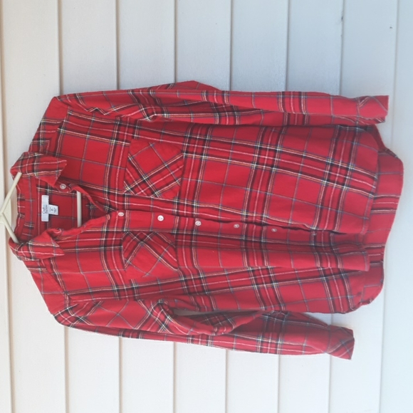 Croft & barrow soft flannel shirt top 100% cotton size ps - Picture 1 of 4